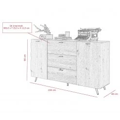Ars Natura Sideboard Dorchester - Eiche Artisan Dekor 11 Ars Natura Sideboard Dorchester - Eiche Artisan Dekor -Wohnzimmermöbel boutique en ligne 1000309601 211118 065836000529 SKETCH DETAILS P000000001000309601 sketch