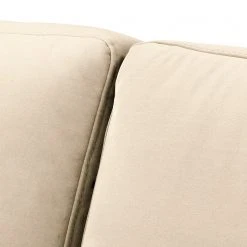 Norrwood Ecksofa MAISON 1-Sitzer mit Longchair - Samt Vaia: Creme - Breite: 150 cm - Longchair davorstehend links -Wohnzimmermöbel boutique en ligne 1000310308 211201 12310100379 DETAILS P000000001000310308