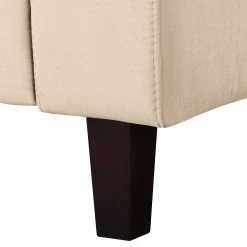 Norrwood Ecksofa MAISON 1-Sitzer mit Longchair - Samt Vaia: Creme - Breite: 150 cm - Longchair davorstehend links -Wohnzimmermöbel boutique en ligne 1000310308 211201 12310100401 DETAILS P000000001000310308