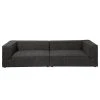 Bigsofa Sheerwood - Chenille TSE: 139 steel - Breite: 270 cm - Ohne Kissen