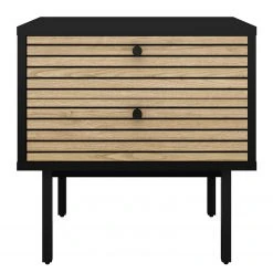 Red Living Kommode Uckerby II - Echtholzfurnier - Eiche / Schwarz 7 Red Living Kommode Uckerby II - Echtholzfurnier - Eiche / Schwarz -Wohnzimmermöbel boutique en ligne 1000310534 211125 111835000116 DETAILS P000000001000310534