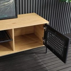 Red Living TV-Lowboard Padbury - Schwarz / Eiche Dekor 7 Red Living TV-Lowboard Padbury - Schwarz / Eiche Dekor -Wohnzimmermöbel boutique en ligne 1000310536 211125 111835000124 DETAILS P000000001000310536