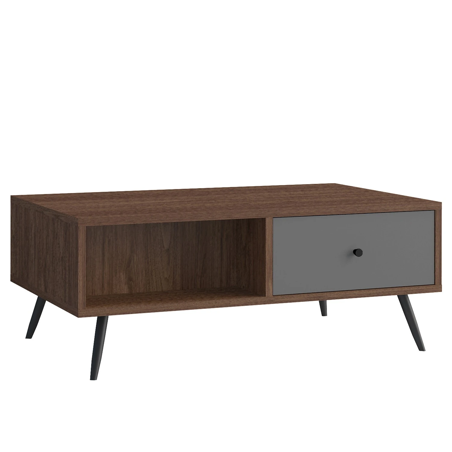 Loftscape Couchtisch Sirkka - Grau / Walnuss Dekor 1 Loftscape Couchtisch Sirkka - Grau / Walnuss Dekor