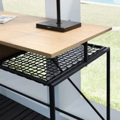 Red Living Konsolentisch Padbury - Eiche Dekor / Schwarz -Wohnzimmermöbel boutique en ligne 1000310549 211125 11183700168 DETAILS P000000001000310549