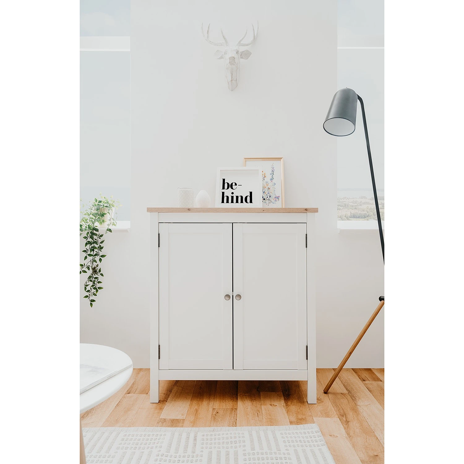 Ridgevalley Kommode Bombita - Weiß / Eiche Artisan Dekor 2 Ridgevalley Kommode Bombita - Weiß / Eiche Artisan Dekor – Bild 2