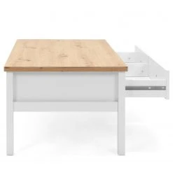 Ridgevalley Couchtisch Bombita - Weiß / Eiche Artisan Dekor -Wohnzimmermöbel boutique en ligne 1000310611 211118 06055600077 DETAILS P000000001000310611