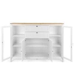 Ridgevalley Sideboard Bombita II - Weiß / Eiche Artisan Dekor -Wohnzimmermöbel boutique en ligne 1000310614 211118 060556000110 DETAILS P000000001000310614