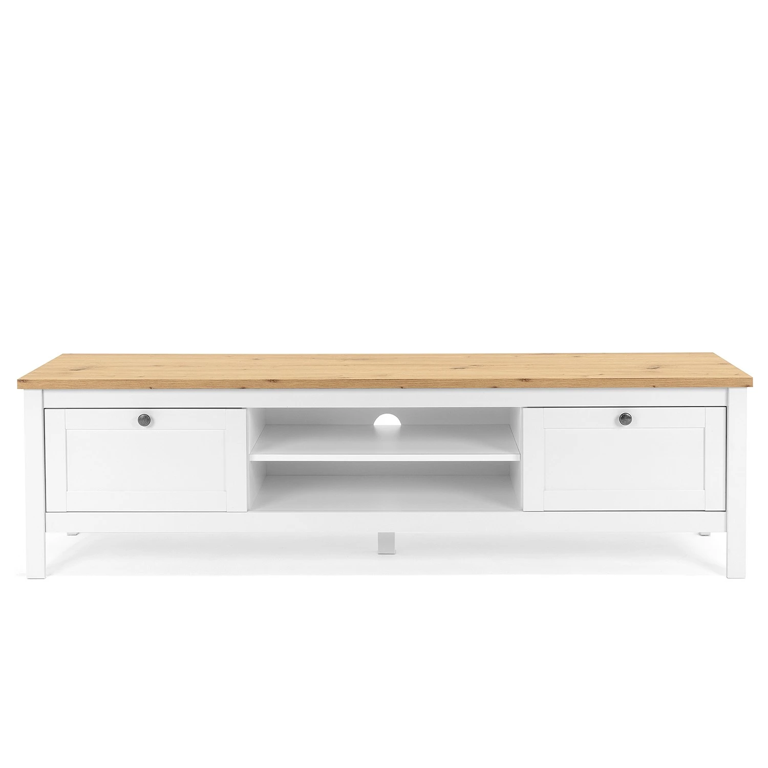 Ridgevalley TV-Lowboard Bombita - Weiß / Eiche Artisan Dekor 4 Ridgevalley TV-Lowboard Bombita - Weiß / Eiche Artisan Dekor – Bild 4