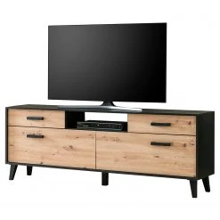 Norrwood Wohnwand Argenteuil I (4-teilig) - Eiche Artisan Dekor / Schwarz 18 Norrwood Wohnwand Argenteuil I (4-teilig) - Eiche Artisan Dekor / Schwarz -Wohnzimmermöbel boutique en ligne 1000310663 211125 145324000057 DETAILS P000000001000310663