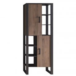 Red Living Wohnwand Norddal II (4-teilig) - Nussbaum Dekor / Schwarz 19 Red Living Wohnwand Norddal II (4-teilig) - Nussbaum Dekor / Schwarz -Wohnzimmermöbel boutique en ligne 1000310666 211125 14552800080 DETAILS P000000001000310666