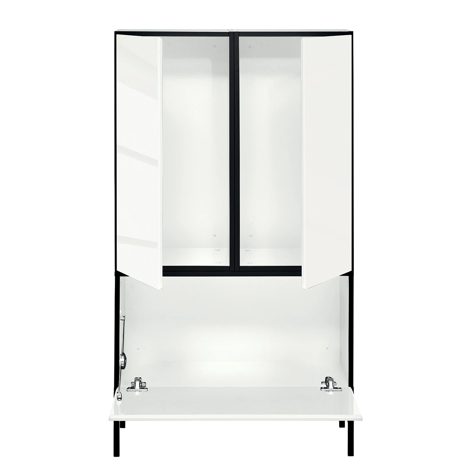 Now! by hülsta Highboard now to go colour I - Hochglanz Reinweiß / Schneeweiß 4 Now! by hülsta Highboard now to go colour I - Hochglanz Reinweiß / Schneeweiß – Bild 4