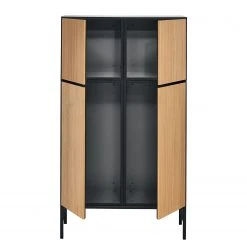 Now! by hülsta Highboard now to go colour II - Natureiche / Diamantgrau -Wohnzimmermöbel boutique en ligne 1000311253 211201 14485100201 DETAILS P000000001000311253