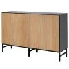 Now! by hülsta Sideboard now to go colour II - Natureiche / Diamantgrau