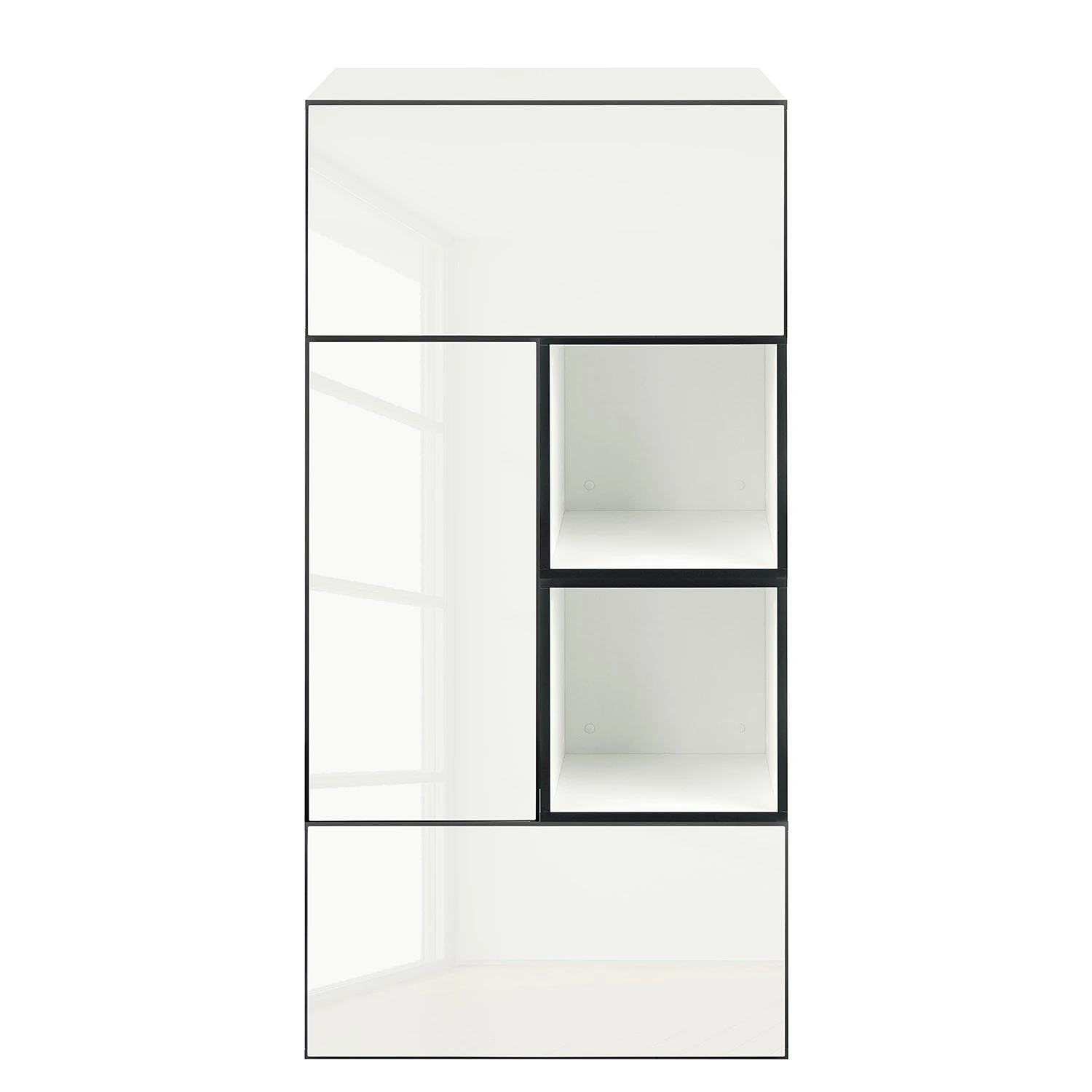 Now! by hülsta Wohnwand now to go colour IV (5-teilig) - Hochglanz Reinweiß / Schneeweiß 6 Now! by hülsta Wohnwand now to go colour IV (5-teilig) - Hochglanz Reinweiß / Schneeweiß – Bild 6