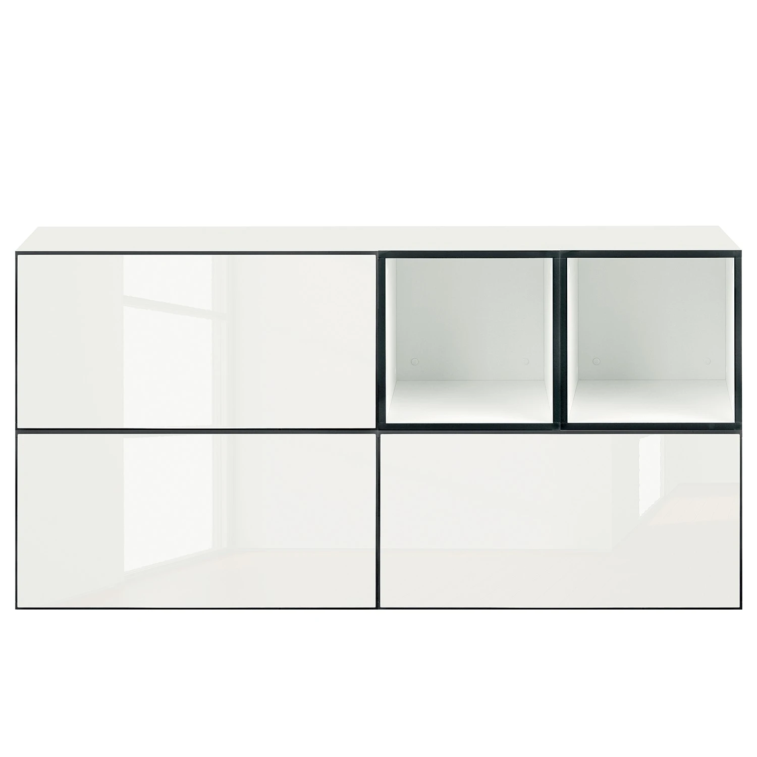 Now! by hülsta Wohnwand now to go colour IV (5-teilig) - Hochglanz Reinweiß / Schneeweiß 8 Now! by hülsta Wohnwand now to go colour IV (5-teilig) - Hochglanz Reinweiß / Schneeweiß – Bild 8