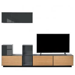 Now! by hülsta Wohnwand now to go colour III (8-teilig) - Hochglanz Diamantgrau / Natureiche 21 Now! by hülsta Wohnwand now to go colour III (8-teilig) - Hochglanz Diamantgrau / Natureiche -Wohnzimmermöbel boutique en ligne 1000311284 211201 14490200425 DETAILS P000000001000311284