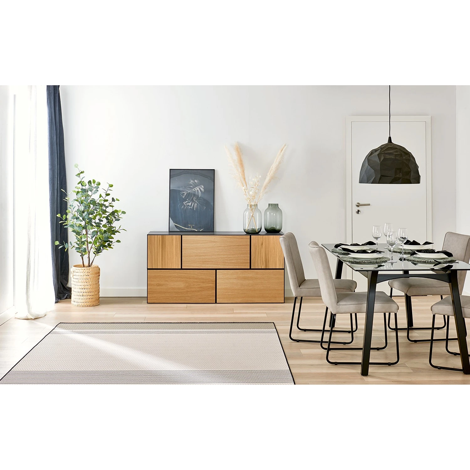 Now! by hülsta Wohnwand now to go colour V (5-teilig) - Natureiche / Diamantgrau 2 Now! by hülsta Wohnwand now to go colour V (5-teilig) - Natureiche / Diamantgrau – Bild 2