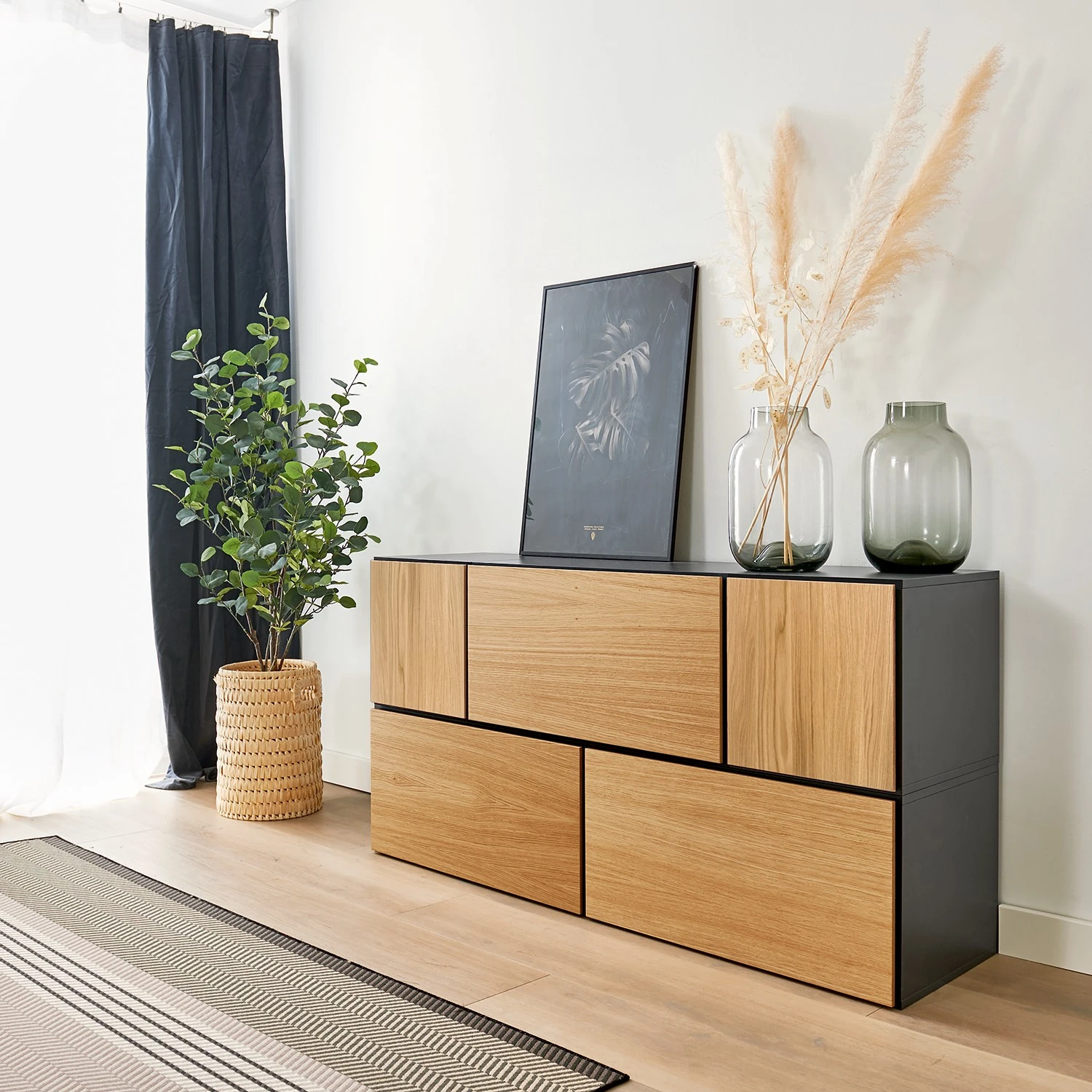 Now! by hülsta Wohnwand now to go colour V (5-teilig) - Natureiche / Diamantgrau 4 Now! by hülsta Wohnwand now to go colour V (5-teilig) - Natureiche / Diamantgrau – Bild 4