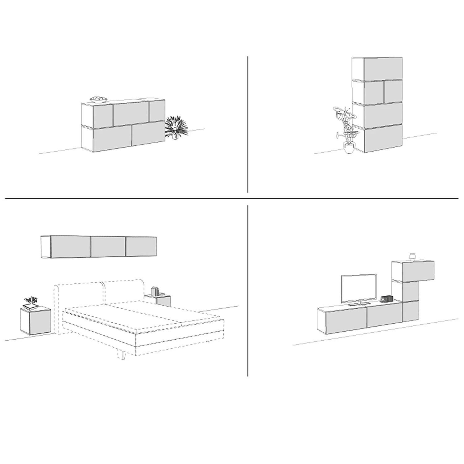 Now! by hülsta Wohnwand now to go colour V (5-teilig) - Natureiche / Diamantgrau 11 Now! by hülsta Wohnwand now to go colour V (5-teilig) - Natureiche / Diamantgrau – Bild 11
