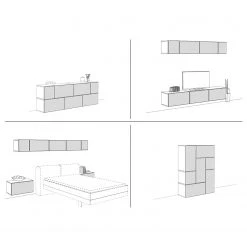 Now! by hülsta Wohnwand now to go colour VII (7-teilig) - Hochglanz Diamantgrau / Diamantgrau 10 Now! by hülsta Wohnwand now to go colour VII (7-teilig) - Hochglanz Diamantgrau / Diamantgrau -Wohnzimmermöbel boutique en ligne 1000311296 211201 144906001000 SKETCH DETAILS P000000001000311296 sketch