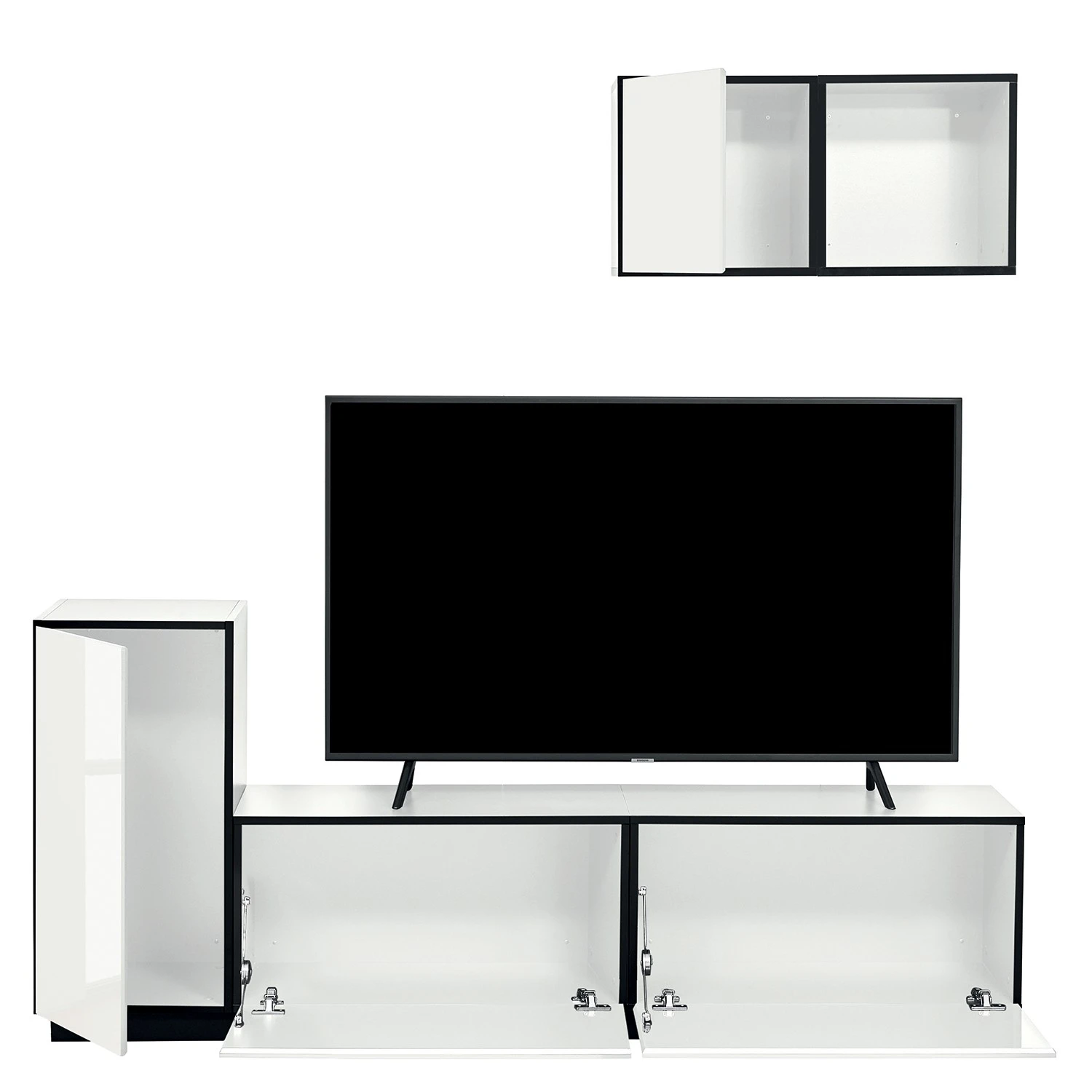 Now! by hülsta Wohnwand now to go colour I (4-teilig) - Hochglanz Reinweiß / Schneeweiß 3 Now! by hülsta Wohnwand now to go colour I (4-teilig) - Hochglanz Reinweiß / Schneeweiß – Bild 3