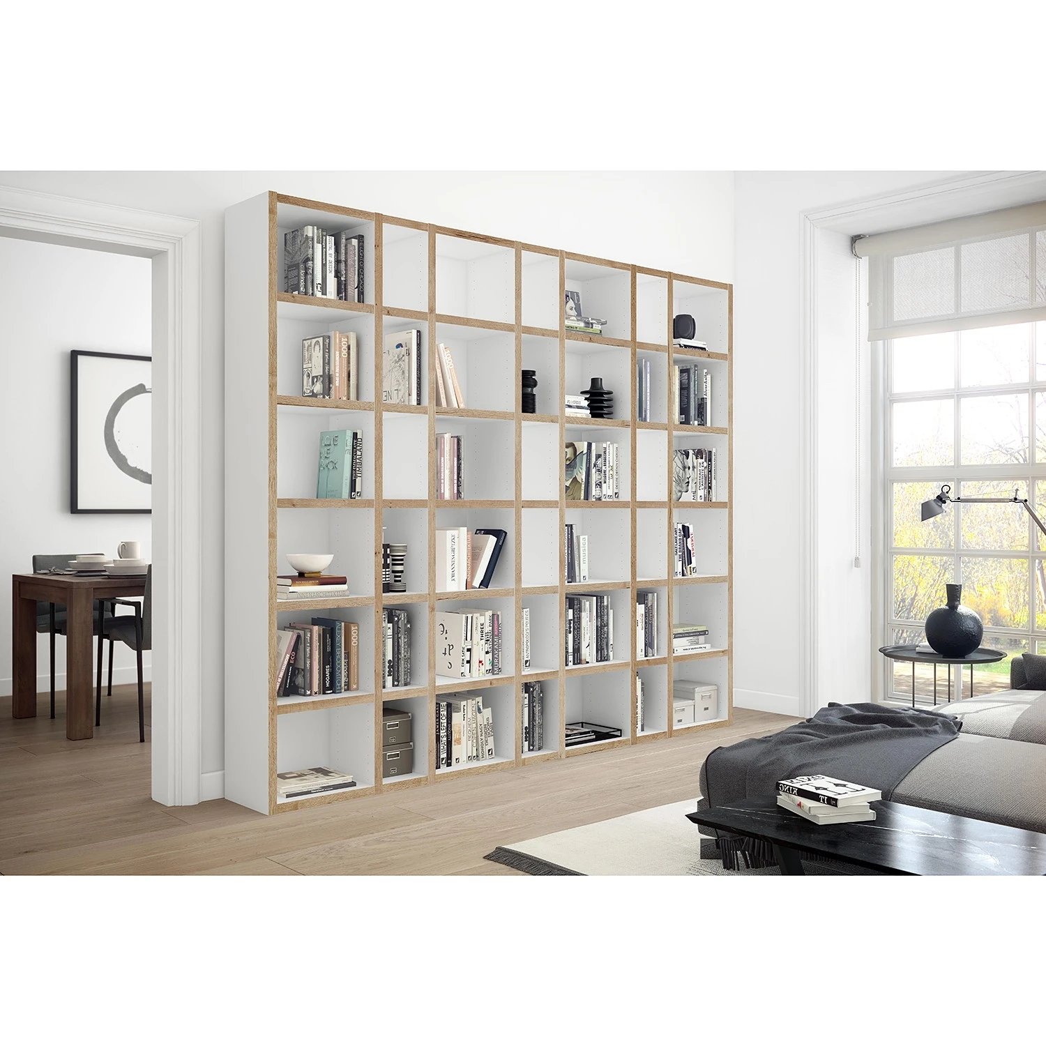 Loftscape Regal Emporior XVII - Wildeiche Dekor - Breite: 261 cm 2 Loftscape Regal Emporior XVII - Wildeiche Dekor - Breite: 261 cm – Bild 2