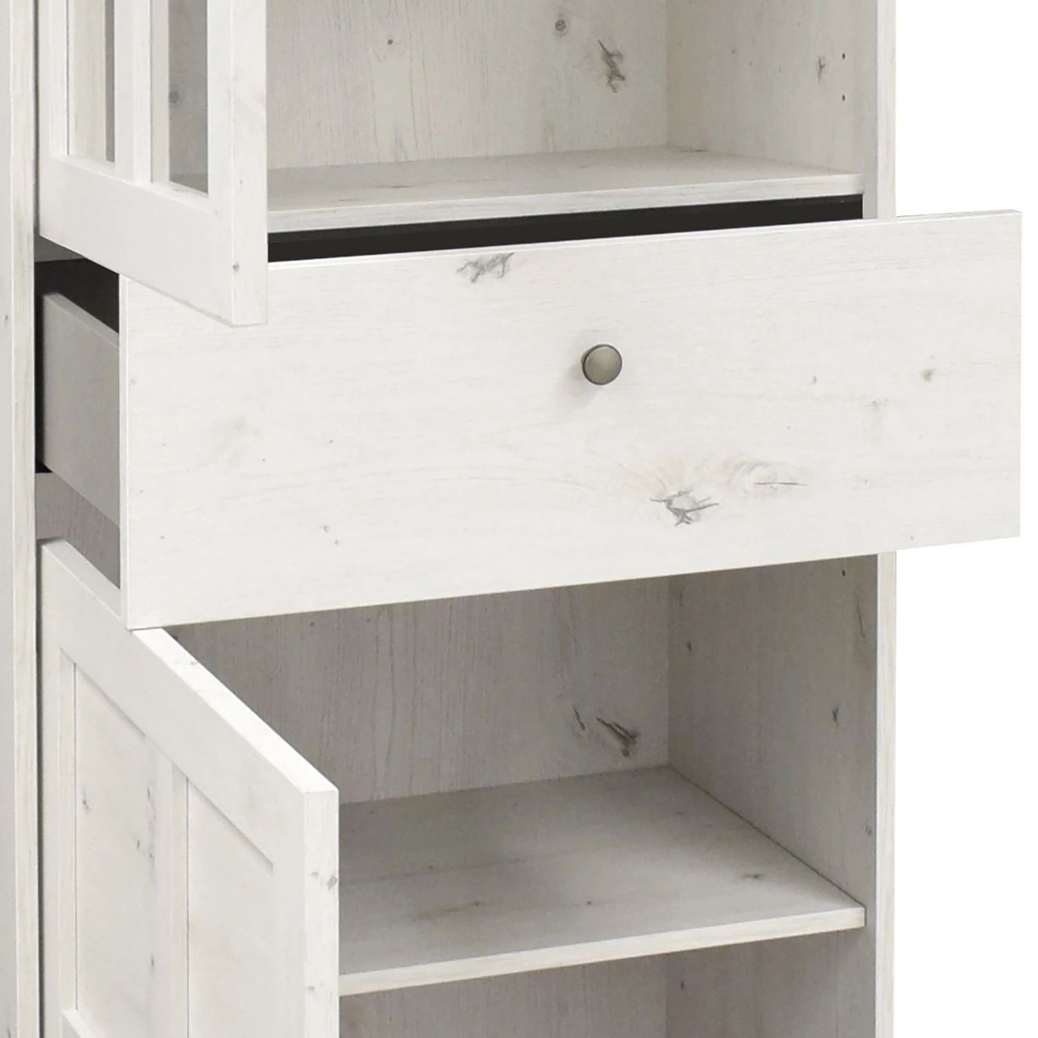 Ridgevalley Wohnwand Maiossa I (3-teilig) - Pinie Weiß Dekor 12 Ridgevalley Wohnwand Maiossa I (3-teilig) - Pinie Weiß Dekor – Bild 12