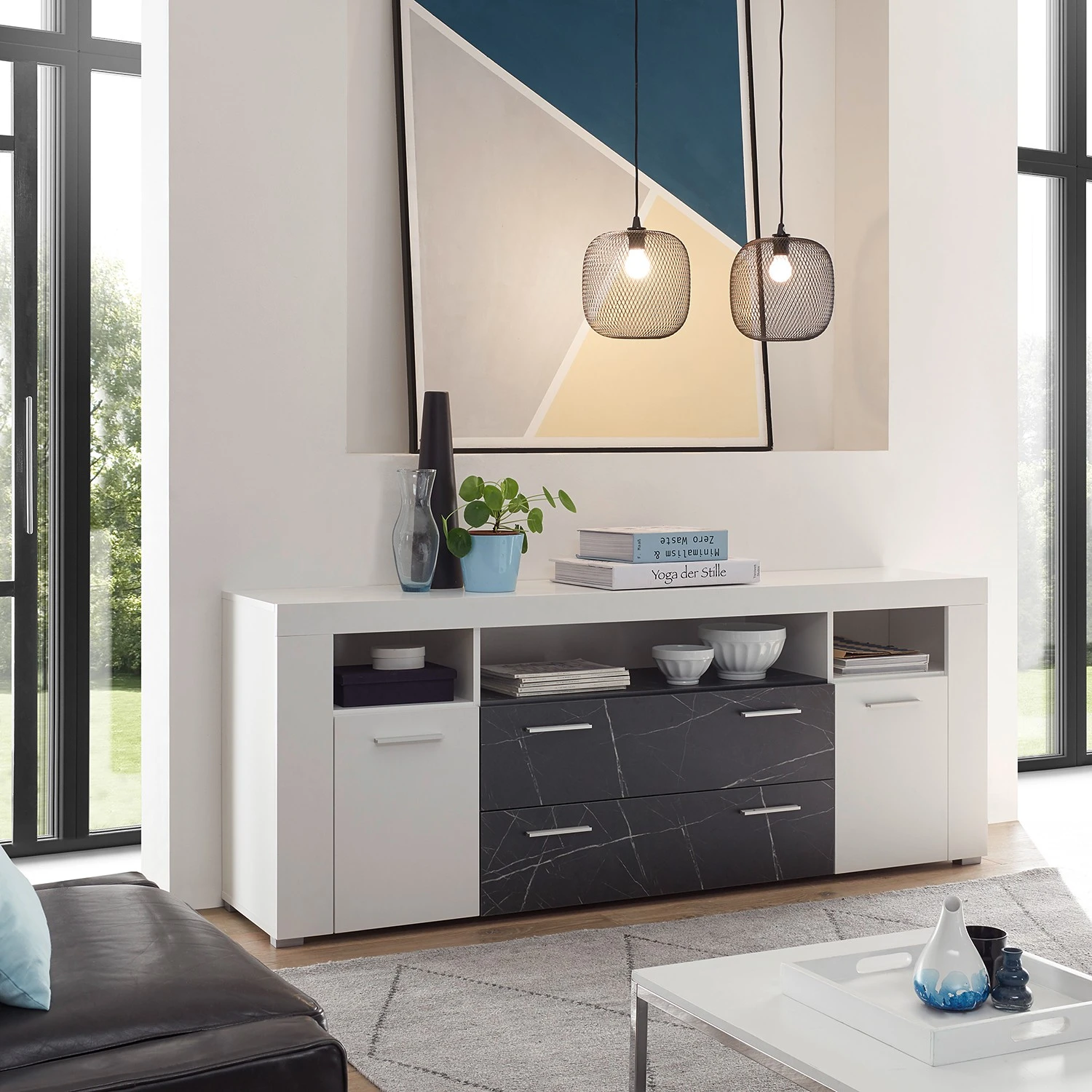 Loftscape Sideboard Mantador - Weiß 2 Loftscape Sideboard Mantador - Weiß – Bild 2