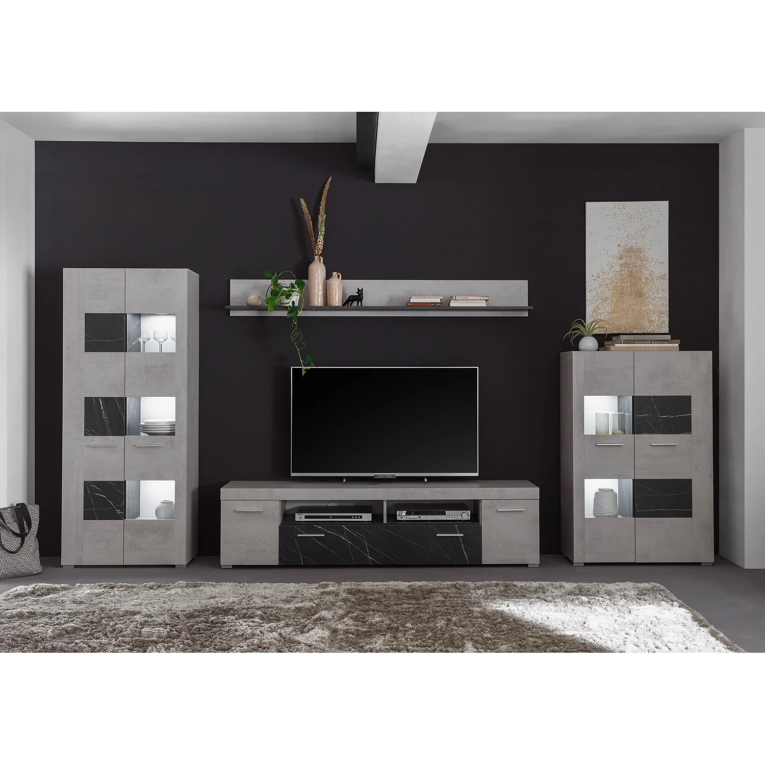 Loftscape TV-Lowboard Mantador II - Grau 3 Loftscape TV-Lowboard Mantador II - Grau – Bild 3