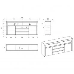 Loftscape Sideboard Stonda - Weiß 11 Loftscape Sideboard Stonda - Weiß -Wohnzimmermöbel boutique en ligne 1000314583 211209 12531700632 SKETCH DETAILS P000000001000314583 sketch