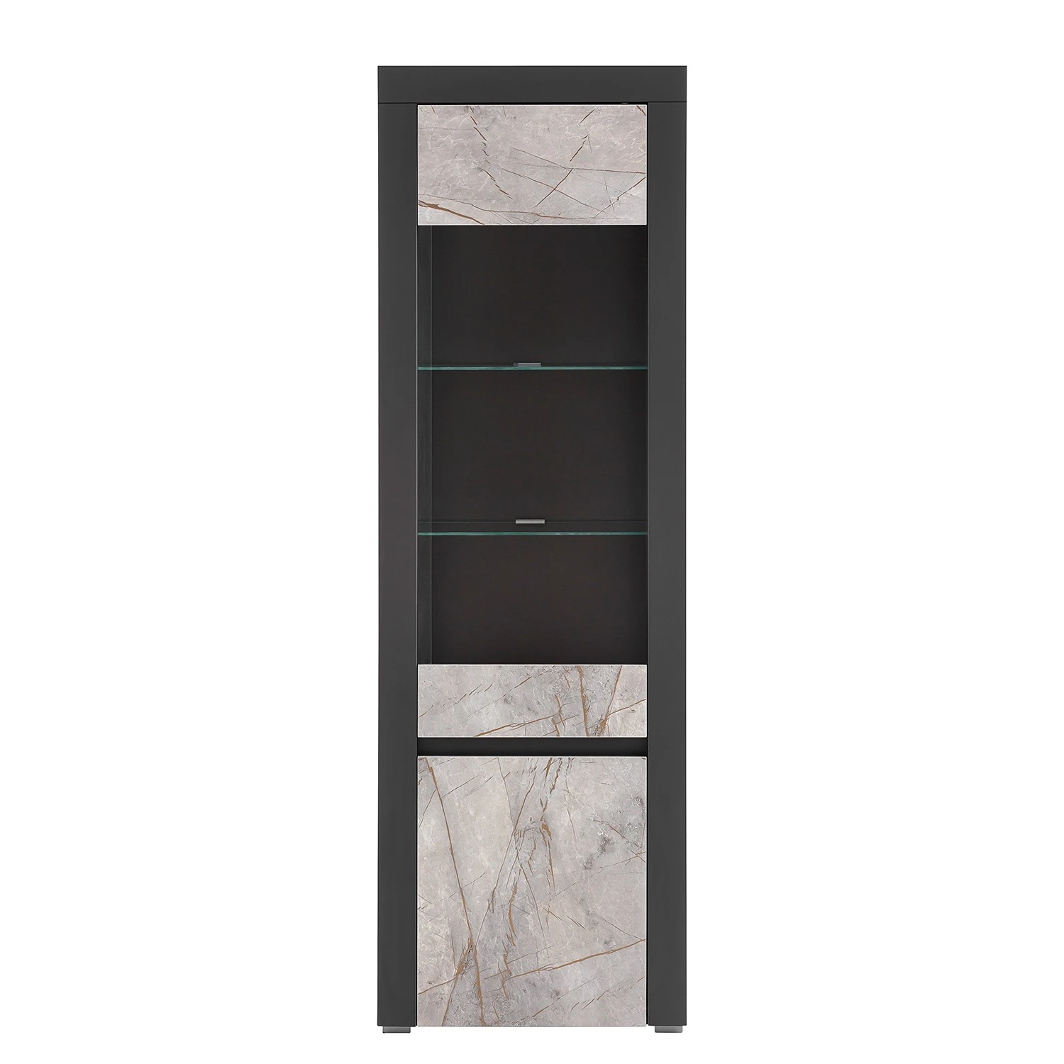 Loftscape Wohnwand Stonda II (4-teilig) - Anthrazit 8 Loftscape Wohnwand Stonda II (4-teilig) - Anthrazit – Bild 8