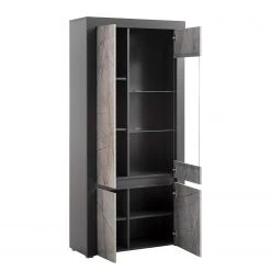 Loftscape Wohnwand Stonda III (4-teilig) - Anthrazit -Wohnzimmermöbel boutique en ligne 1000314594 211209 12532300295 DETAILS P000000001000314594