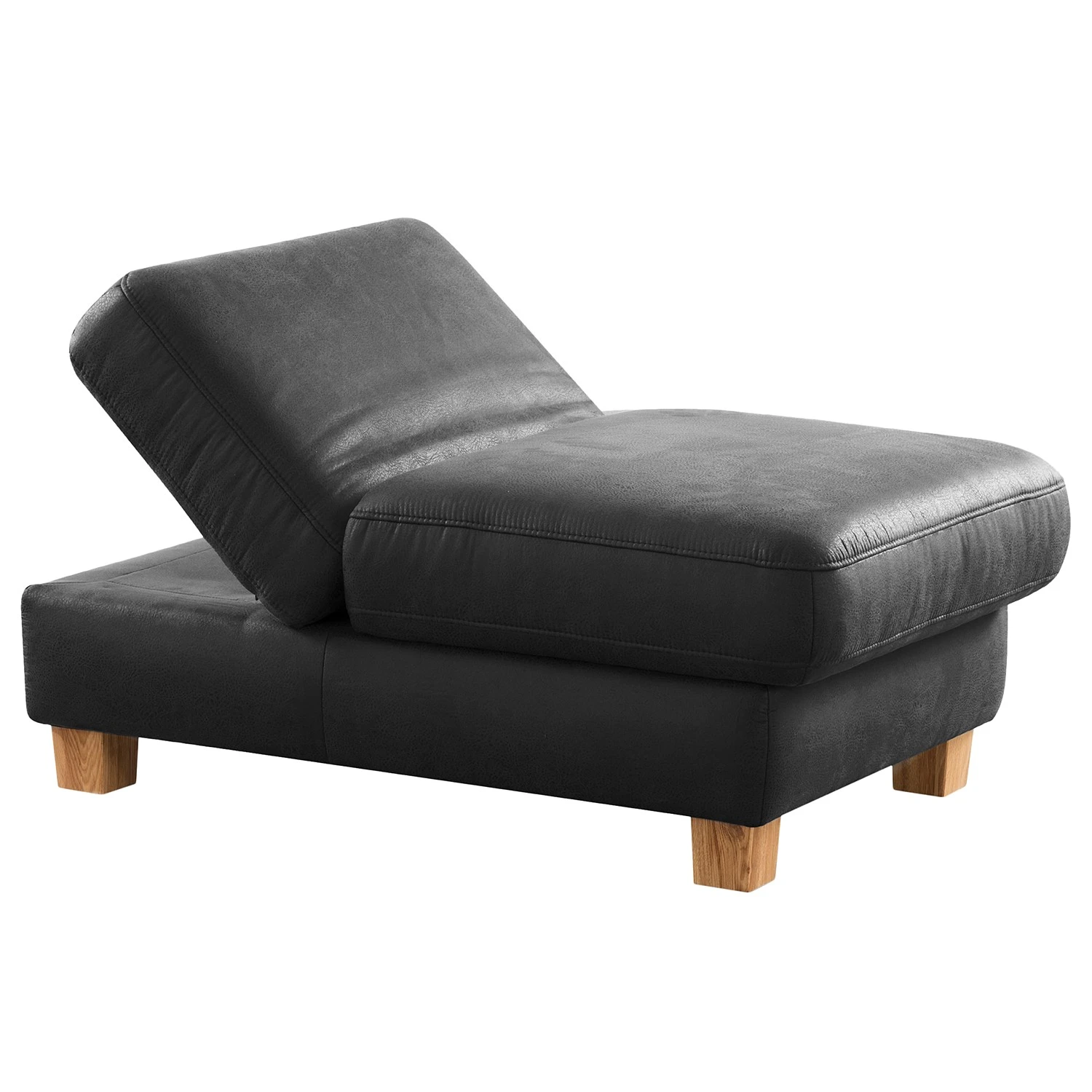 Fredriks Polsterhocker Kikuu - Microfaser - Microfaser Taeko: Schwarz 3 Fredriks Polsterhocker Kikuu - Microfaser - Microfaser Taeko: Schwarz – Bild 3