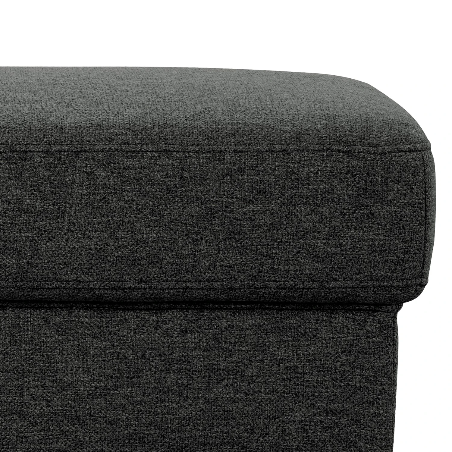 Fredriks Polsterhocker Eustis - Flachgewebe Amra: Anthrazit 5 Fredriks Polsterhocker Eustis - Flachgewebe Amra: Anthrazit – Bild 5