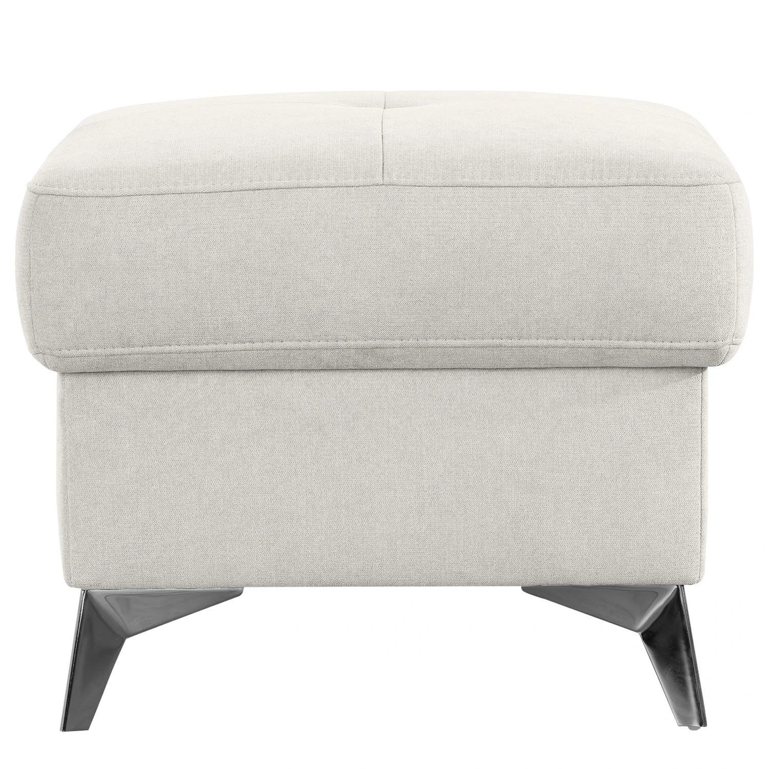 Fredriks Polsterhocker DeWitt - Flachgewebe Olea: Silber 4 Fredriks Polsterhocker DeWitt - Flachgewebe Olea: Silber – Bild 4