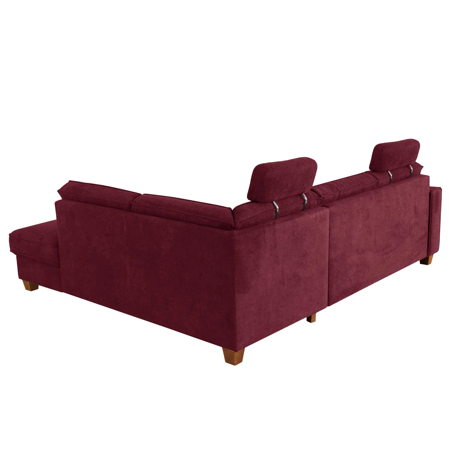 Fredriks Ecksofa Ford Point - Webstoff Palila: Beere - Ottomane davorstehend rechts - Mit Schlaffunktion 6 Fredriks Ecksofa Ford Point - Webstoff Palila: Beere - Ottomane davorstehend rechts - Mit Schlaffunktion – Bild 6