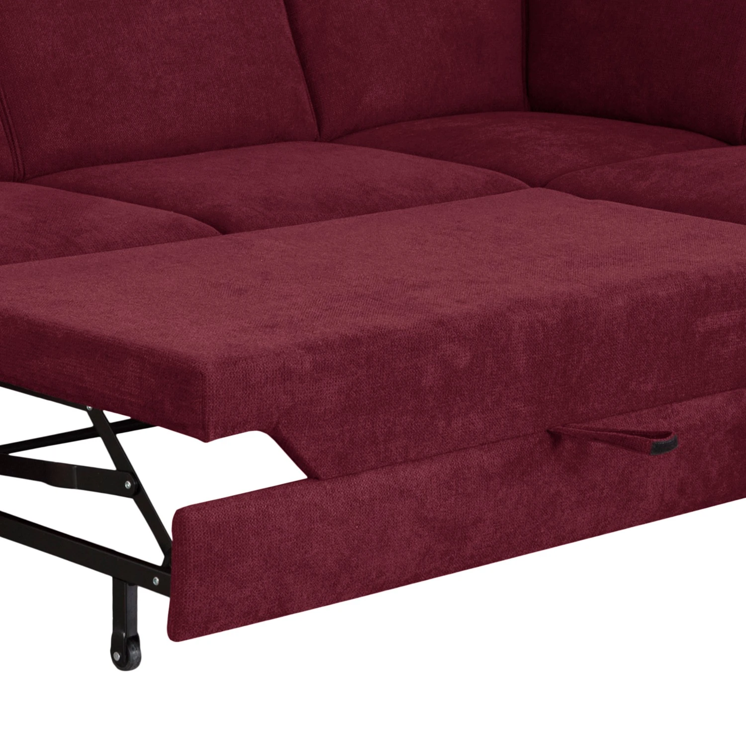 Fredriks Ecksofa Ford Point - Webstoff Palila: Beere - Ottomane davorstehend rechts - Mit Schlaffunktion 11 Fredriks Ecksofa Ford Point - Webstoff Palila: Beere - Ottomane davorstehend rechts - Mit Schlaffunktion – Bild 11