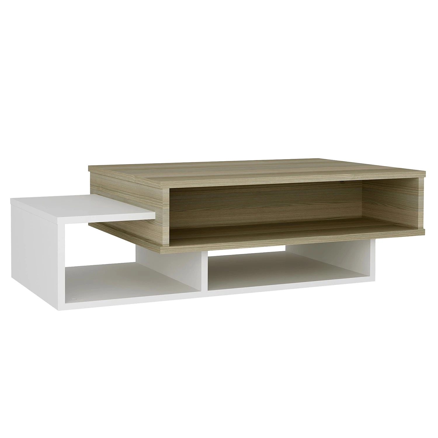 Loftscape Couchtisch Tarup - Weiß / Eiche Sonoma Dekor 1 Loftscape Couchtisch Tarup - Weiß / Eiche Sonoma Dekor