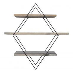 Red Living Wandregal Willes I - Fichte massiv / Metall - Fichte / Schwarz -Wohnzimmermöbel boutique en ligne 1000314861 211214 13383200087 DETAILS P000000001000314861