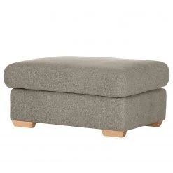 Loftscape Polsterhocker Rene - Flachgewebe Fabia: Grau