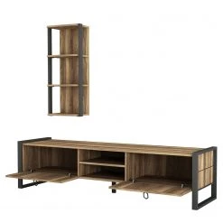 Red Living Wohnkombination Lando (2-teilig) - Walnuss Dekor / Grau -Wohnzimmermöbel boutique en ligne 1000314893 211214 13383300151 DETAILS P000000001000314893