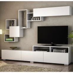 Loftscape Wohnwand Eliho (2-teilig) - Weiß