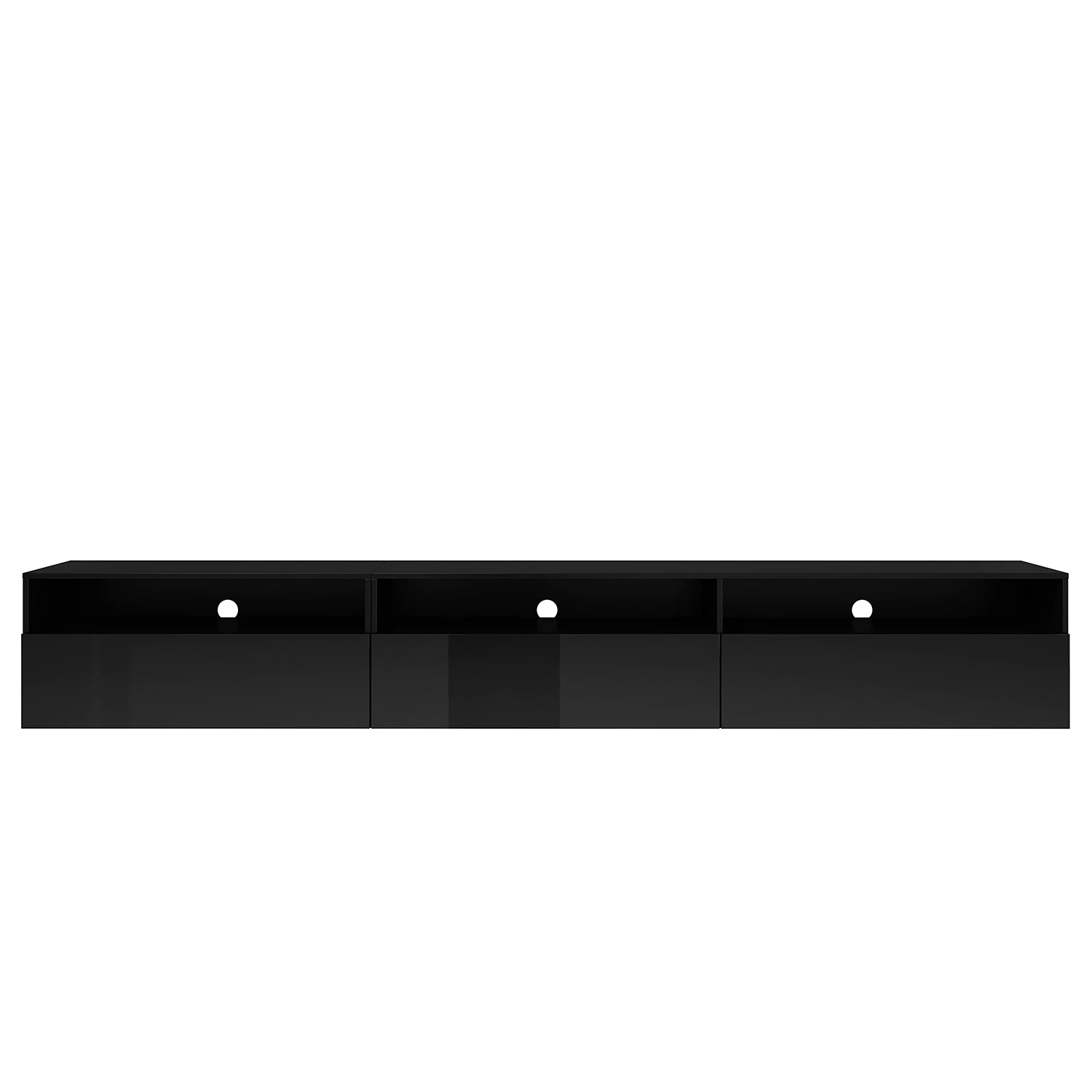 Loftscape TV-Lowboard Adschman - Hochglanz Schwarz / Matt Schwarz 4 Loftscape TV-Lowboard Adschman - Hochglanz Schwarz / Matt Schwarz – Bild 4