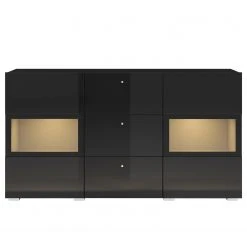 Loftscape Sideboard Adschman - Hochglanz Schwarz / Matt Schwarz 7 Loftscape Sideboard Adschman - Hochglanz Schwarz / Matt Schwarz -Wohnzimmermöbel boutique en ligne 1000314944 211209 13334200056 DETAILS P000000001000314944