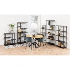 Norrwood Regal Cascavel V - Metall - Schwarz -Wohnzimmermöbel boutique en ligne 1000315187 211214 11593600049 MOOD DETAILS P000000001000315187 mood