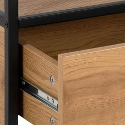 Red Living TV-Lowboard Coogee II - Wildeiche Dekor / Schwarz -Wohnzimmermöbel boutique en ligne 1000315188 211214 115937000100 DETAILS P000000001000315188