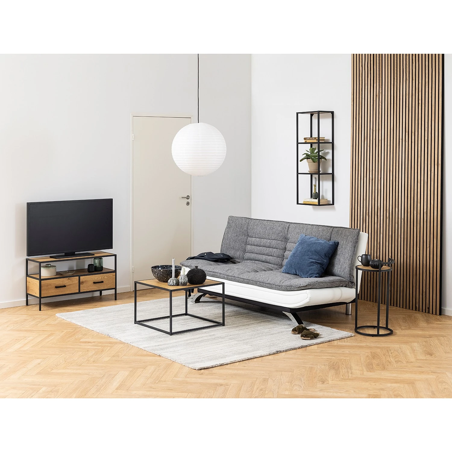 Red Living Couchtisch Coogee IV - Wildeiche Dekor / Schwarz 4 Red Living Couchtisch Coogee IV - Wildeiche Dekor / Schwarz – Bild 4