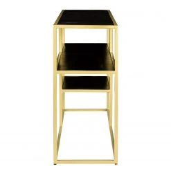 Jack & Alice Regal Nooble II - Mango massiv / Metall - Mango Schwarz / Gold -Wohnzimmermöbel boutique en ligne 1000315445 220427 050 DETAILS P000000001000315445