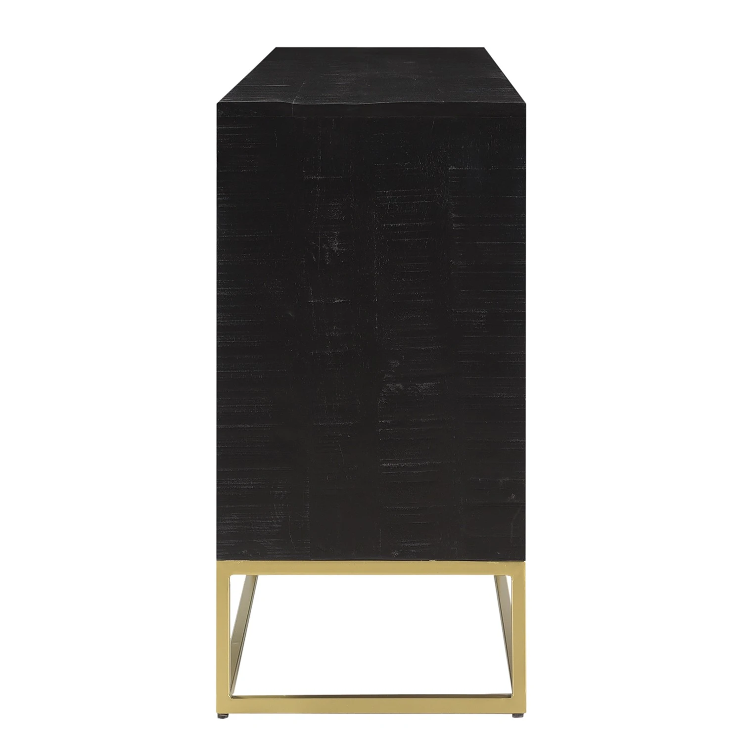 Jack & Alice Sideboard Nooble II - Mango massiv / Metall - Mango Schwarz / Gold 5 Jack & Alice Sideboard Nooble II - Mango massiv / Metall - Mango Schwarz / Gold – Bild 5