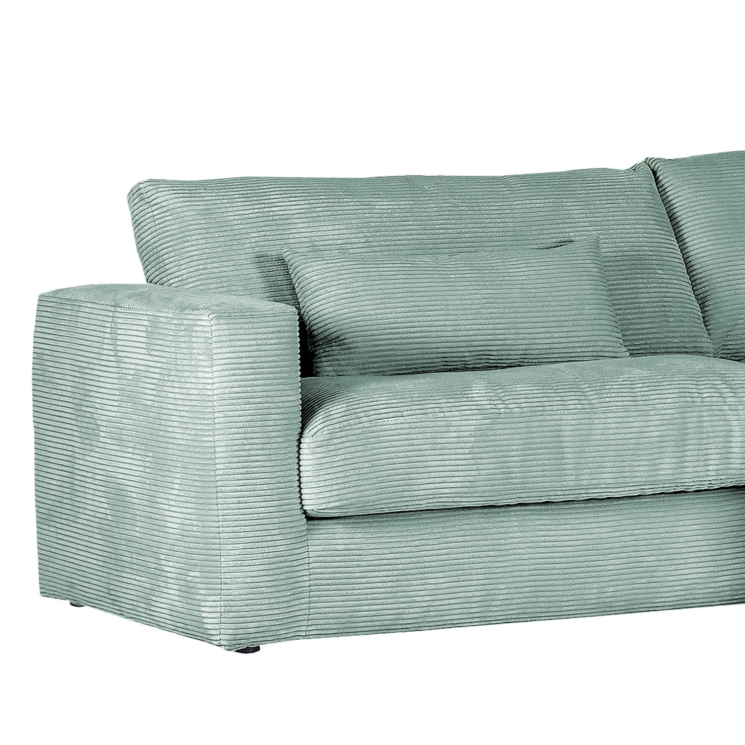 Loftscape Ecksofa Izumo - Cordstoff Coco: Hellblau - Ottomane davorstehend rechts 3 Loftscape Ecksofa Izumo - Cordstoff Coco: Hellblau - Ottomane davorstehend rechts – Bild 3